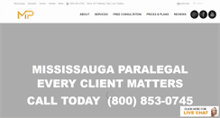 Desktop Screenshot of mississaugaparalegal.ca